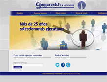 Tablet Screenshot of gargurevichyasociados.com